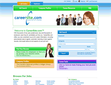 Tablet Screenshot of careersite.com